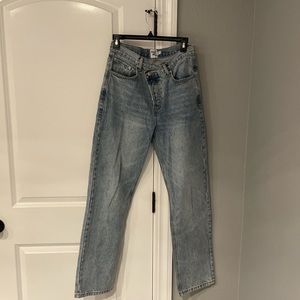 Princess Polly holly asymmetrical jeans